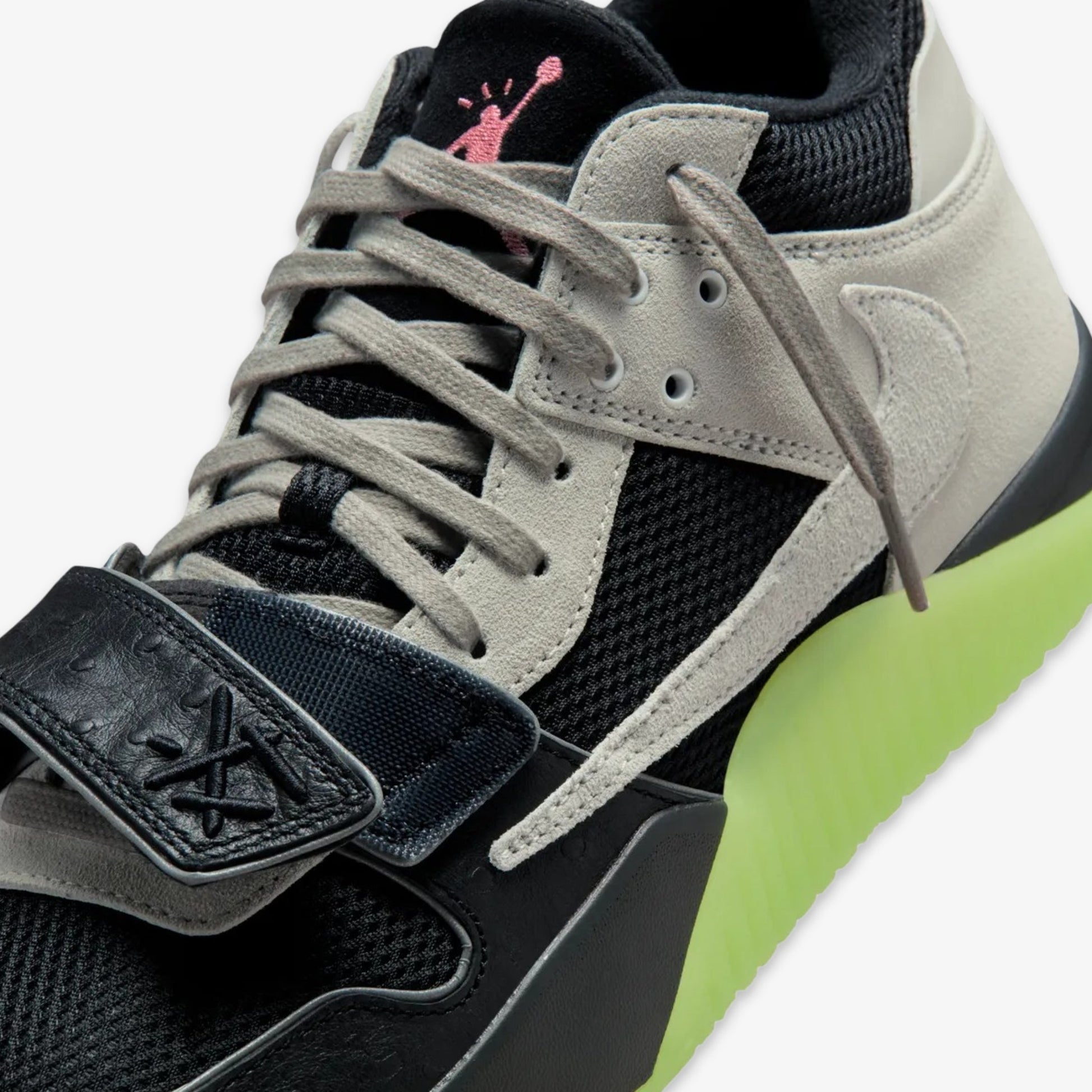 Air Jordan Jumpman Jack TR x Travis Scott x Chase B 'Illusion Green / Coral Chalk' (2025) [IH7971-001] Athletic Training Casual Fashion Sneakers in Black / Night Silver - Anthracite - Illusion Green - Coral Chalk for Unisex Adult Mens - AVBL MRKT (7)