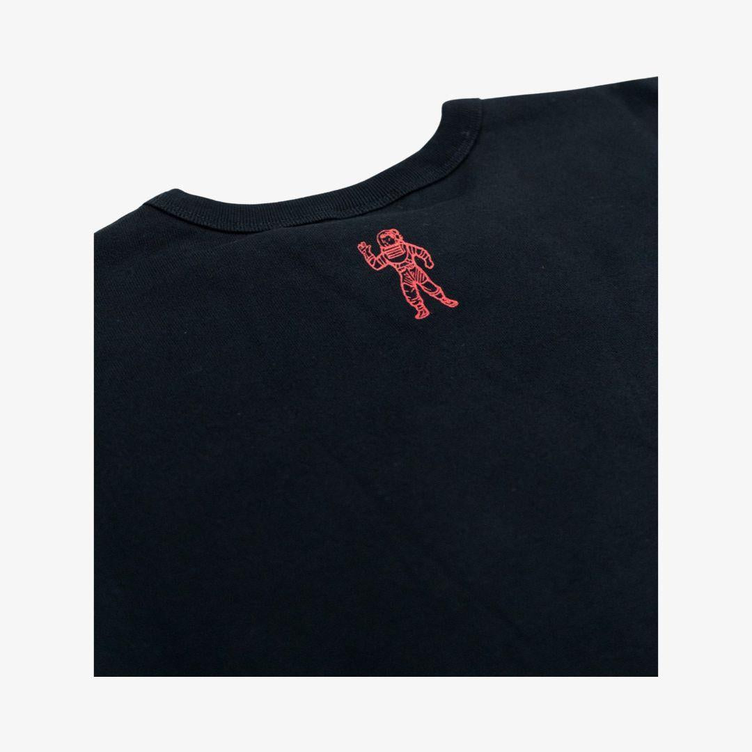 Billionaire Boys Club 'Flocked Print' Crewneck Sweatshirt Black / Red (Flagship Exclusive) - AVBL MRKT (4)