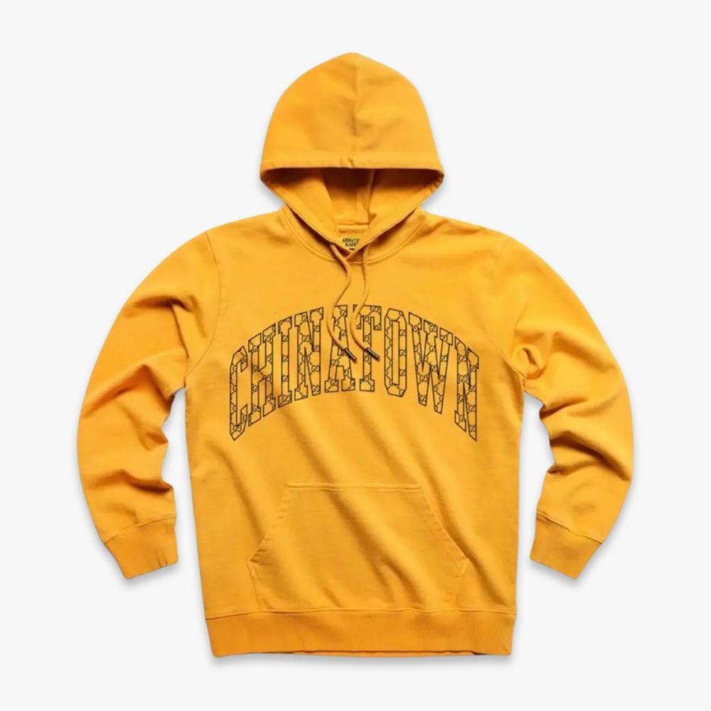 Chinatown Market Hoodie 'Designer Arc Gucci' Mustard (SS20) - AVBL MRKT (1)