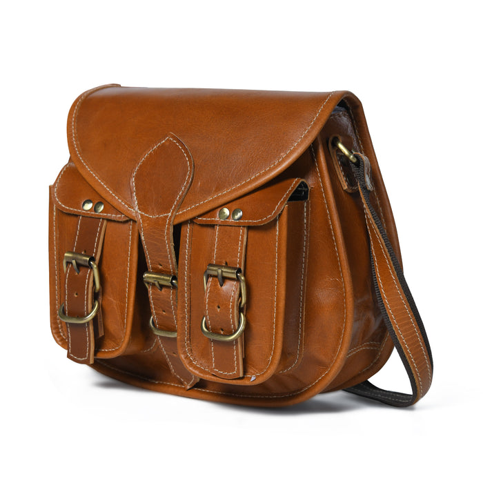 Classy Leather Bags 2-Pocket Leather Sling For Women - AVBL MRKT (6)