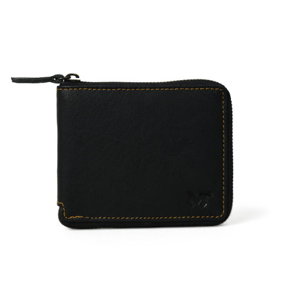 Classy Leather Bags Adams Bi-Fold Wallet- Black - AVBL MRKT (1)