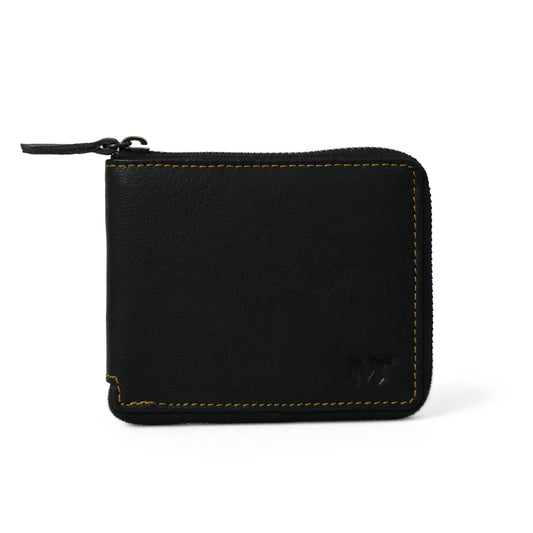 Classy Leather Bags Adams Bi-Fold Wallet- Black - AVBL MRKT (1)