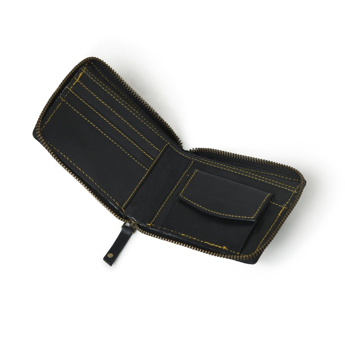 Classy Leather Bags Adams Bi-Fold Wallet- Black - AVBL MRKT (3)