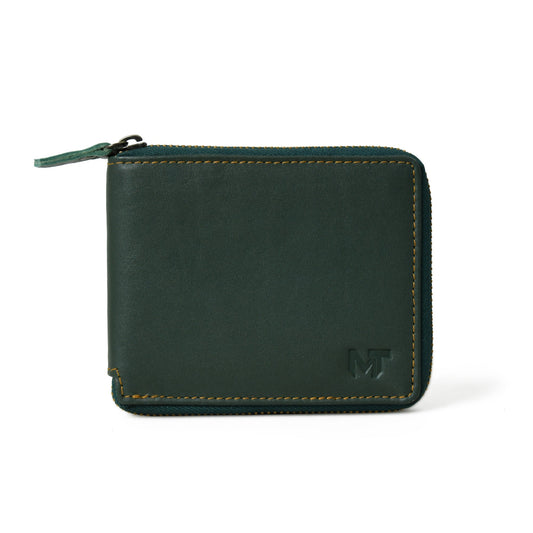 Classy Leather Bags Adams Bi-Fold Wallet- Green - AVBL MRKT (1)
