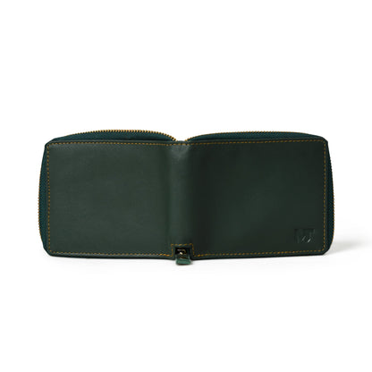 Classy Leather Bags Adams Bi-Fold Wallet- Green - AVBL MRKT (3)