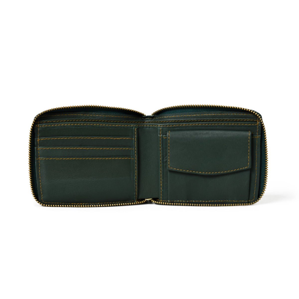 Classy Leather Bags Adams Bi-Fold Wallet- Green - AVBL MRKT (4)