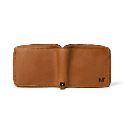 Classy Leather Bags Adams Bi-Fold Wallet- Tan Brown - AVBL MRKT (2)