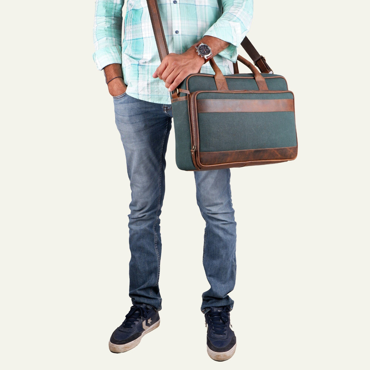 Classy Leather Bags Air Boss Canvas - AVBL MRKT (2)