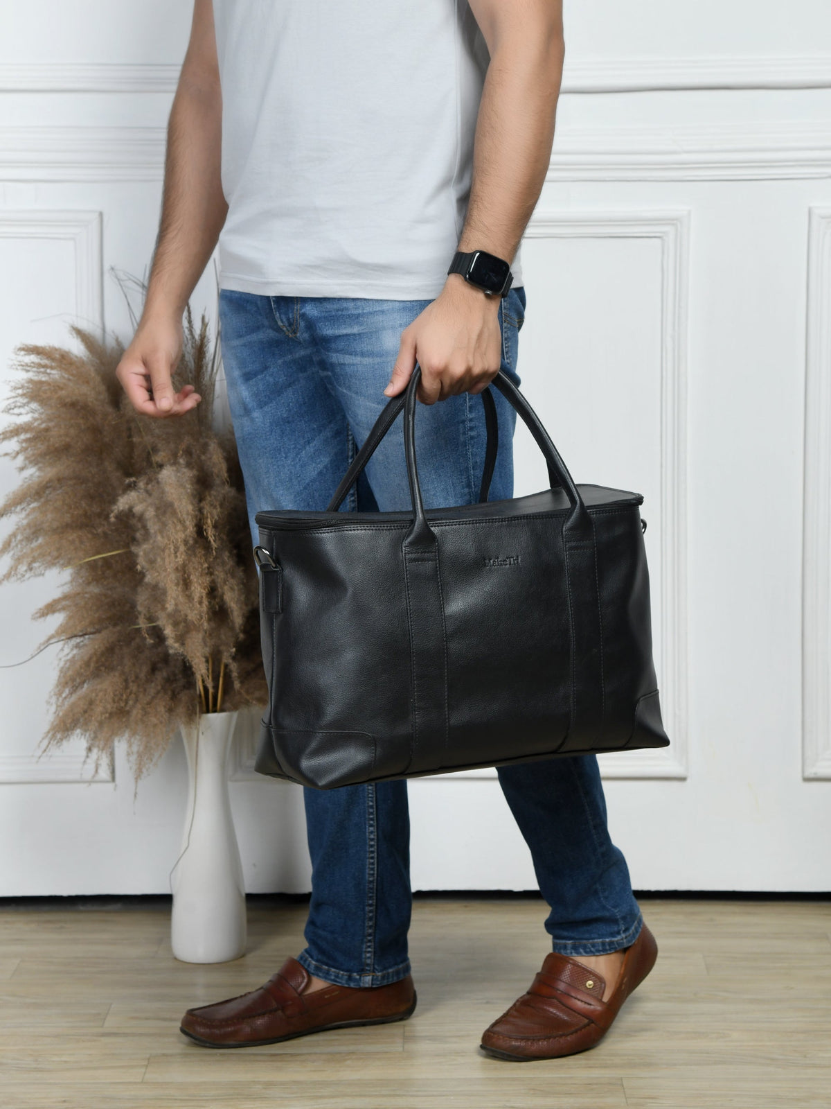 Classy Leather Bags All Rounder Briefcase Cabin Duffle - AVBL MRKT (10)
