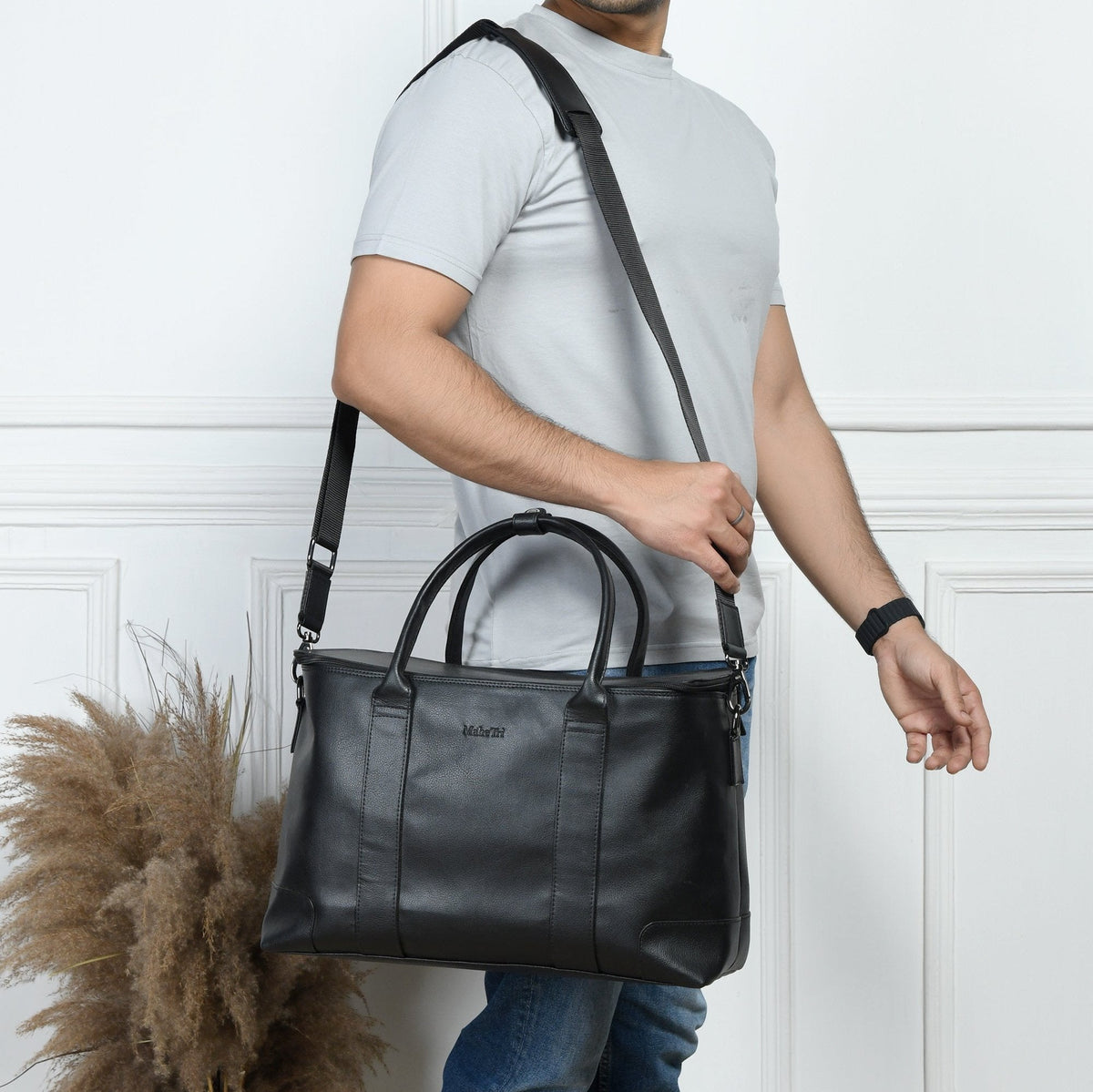 Classy Leather Bags All Rounder Briefcase Cabin Duffle - AVBL MRKT (5)