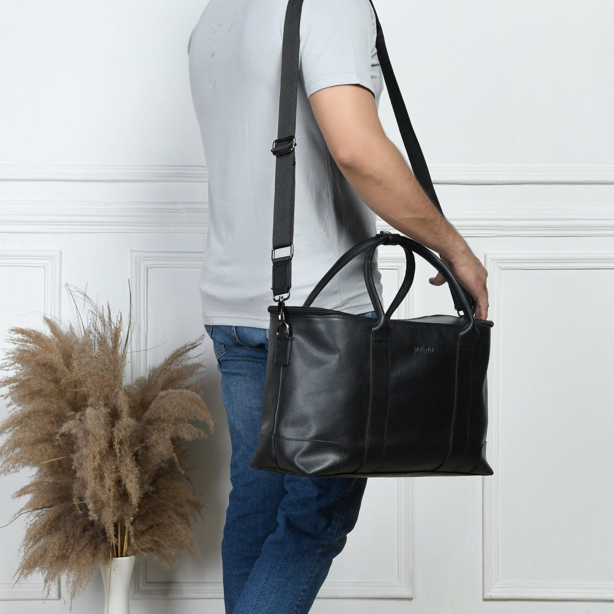 Classy Leather Bags All Rounder Briefcase Cabin Duffle - AVBL MRKT (7)