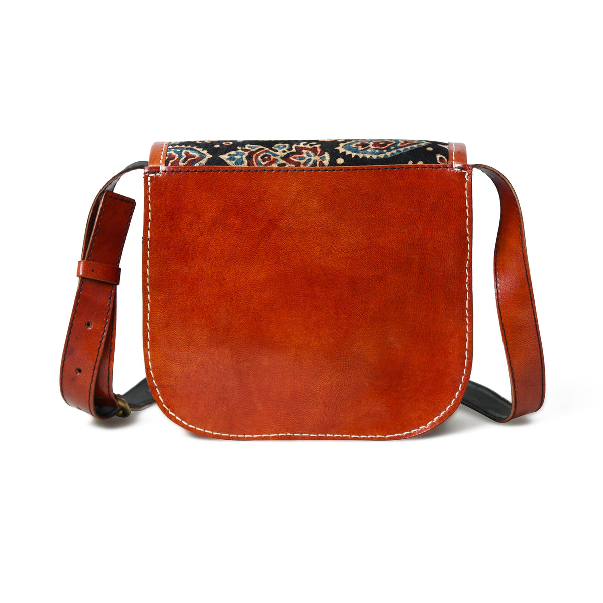 Classy Leather Bags Astounding Ajrakh Ethnic Satchel - AVBL MRKT (8)