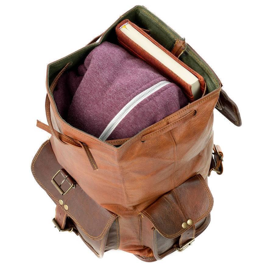 Classy Leather Bags BOGO: 'The Outdoor Hiking Backpack + FREE Journal - AVBL MRKT (4)