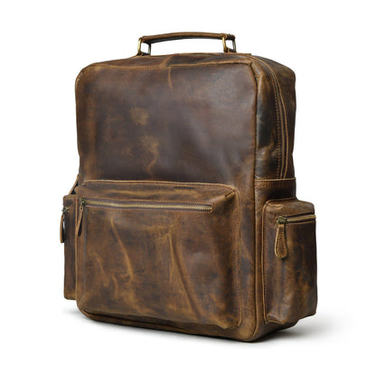 Classy Leather Bags Barclay Buffalo Backpack - AVBL MRKT (2)