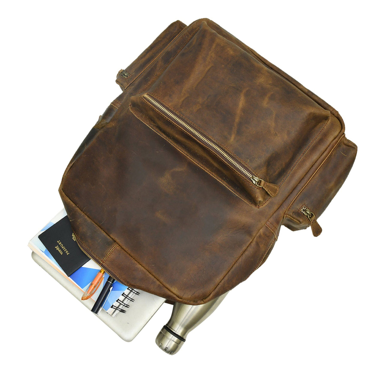 Classy Leather Bags Barclay Buffalo Backpack - AVBL MRKT (5)