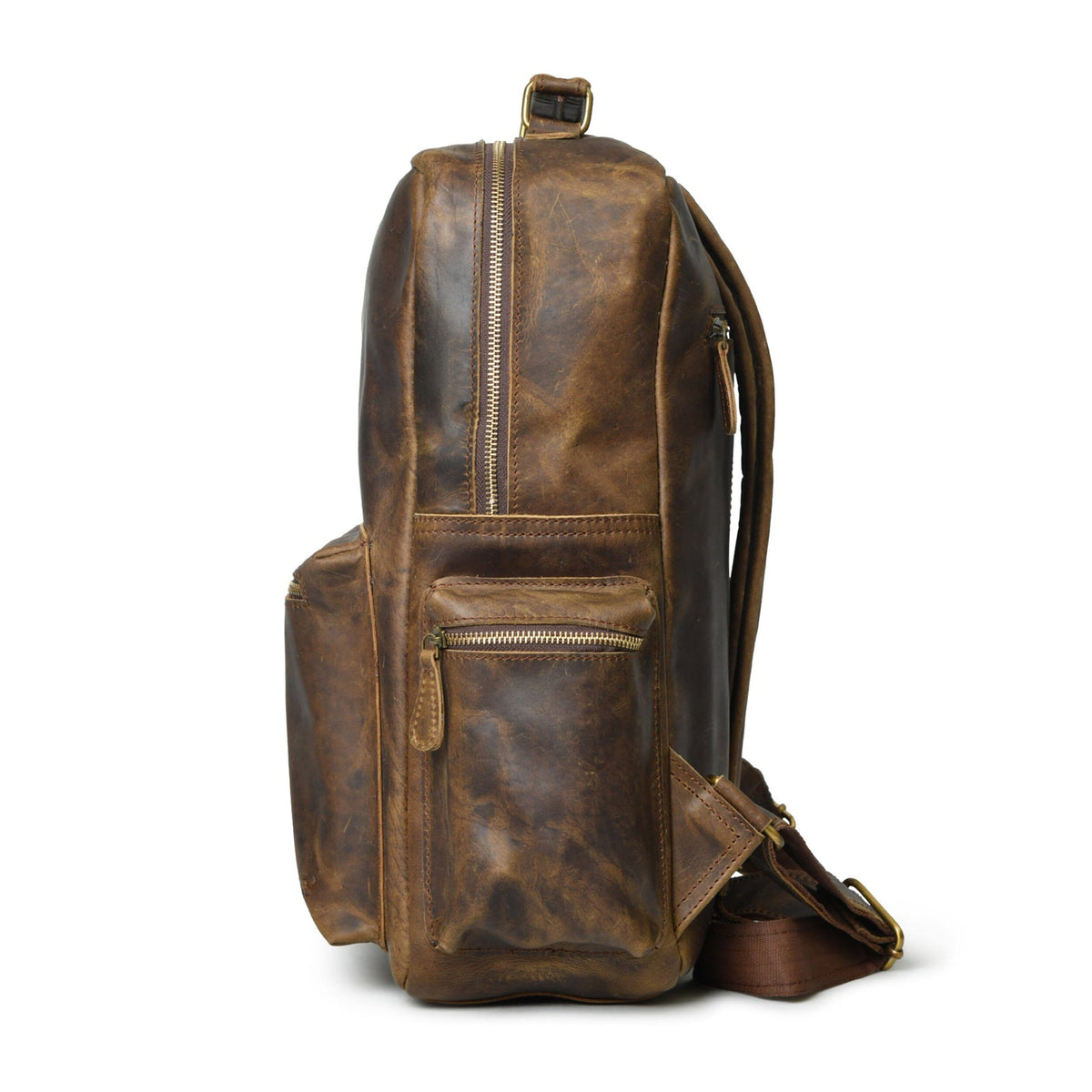 Classy Leather Bags Barclay Buffalo Backpack - AVBL MRKT (7)