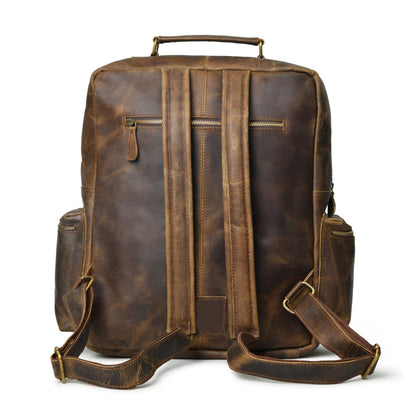 Classy Leather Bags Barclay Buffalo Backpack - AVBL MRKT (8)