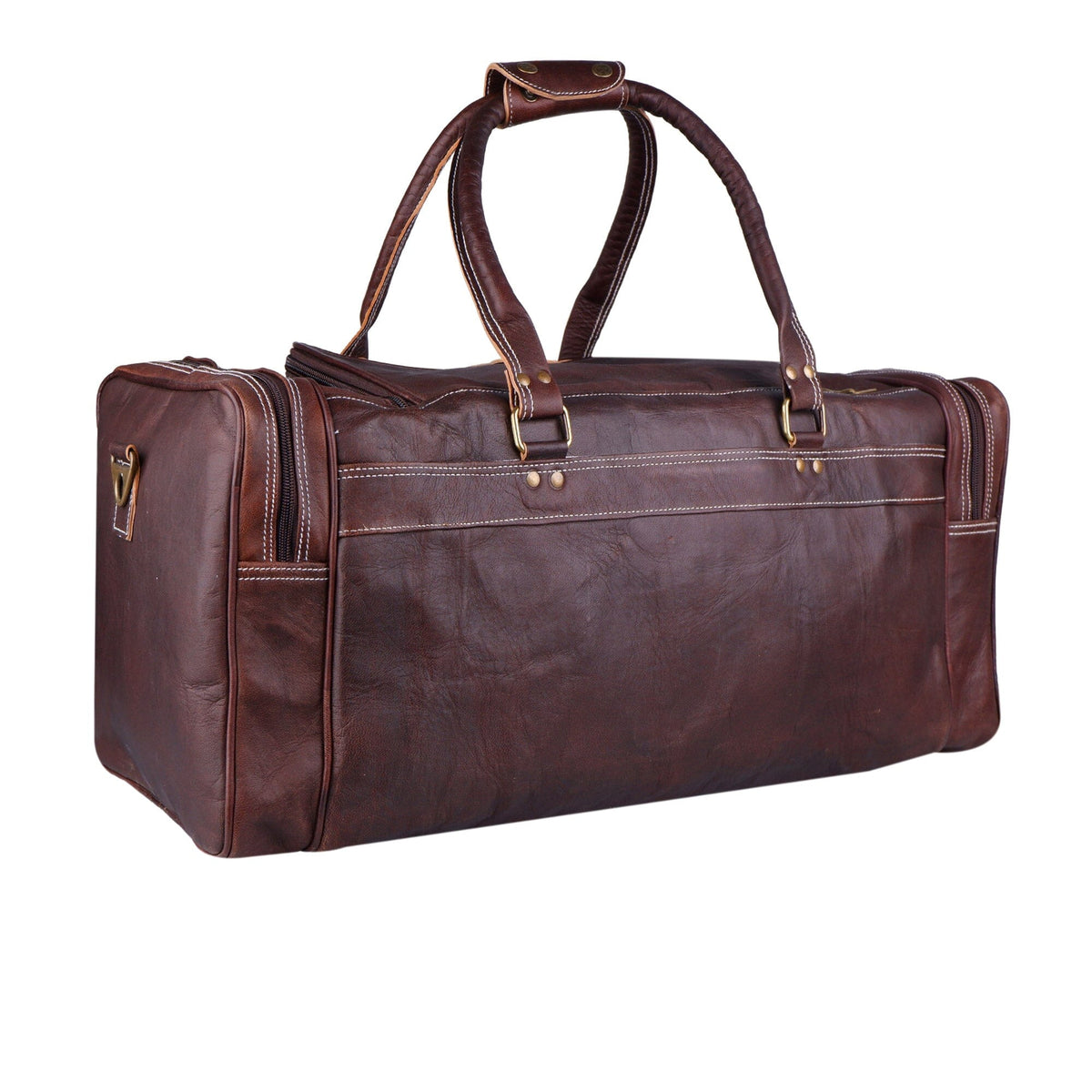 Classy Leather Bags Baxter Vintage Duffel - AVBL MRKT (4)
