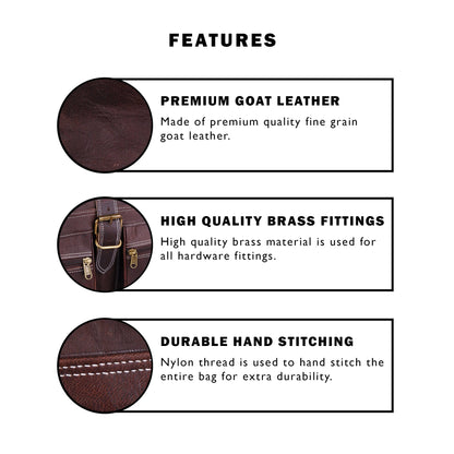 Classy Leather Bags Baxter Vintage Duffel - AVBL MRKT (6)