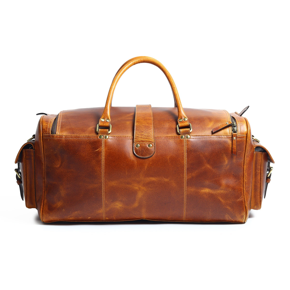 Classy Leather Bags Berlin Leather Weekender Duffle Bag - AVBL MRKT (9)