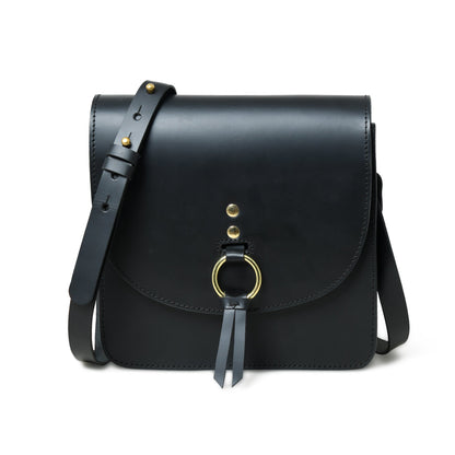 Classy Leather Bags Black Elegance Crossbody Sling Bag - AVBL MRKT (1)