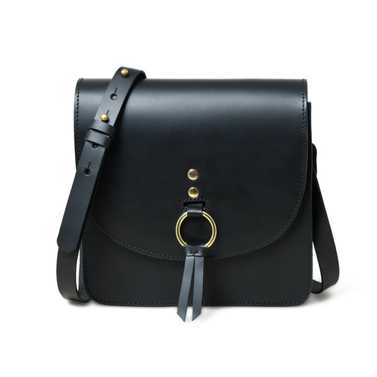 Classy Leather Bags Black Elegance Crossbody Sling Bag - AVBL MRKT (1)