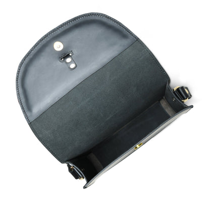 Classy Leather Bags Black Elegance Crossbody Sling Bag - AVBL MRKT (5)