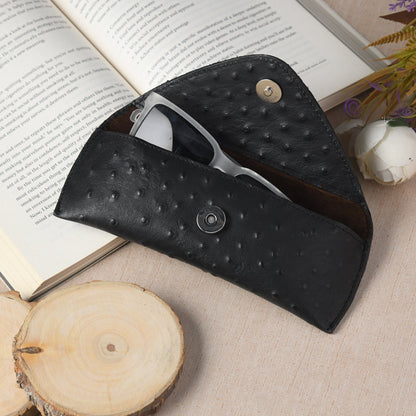 Classy Leather Bags Black Leather Sunglasses Cover - AVBL MRKT (1)
