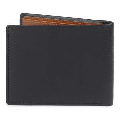Classy Leather Bags Black Minimal Contrast Wallet - AVBL MRKT (8)