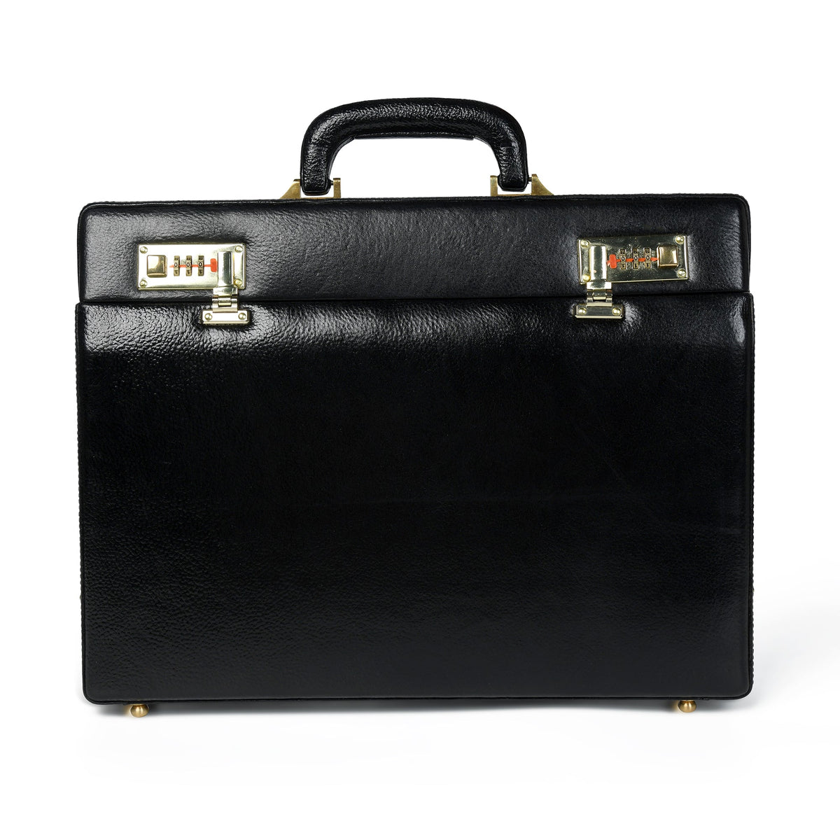 Classy Leather Bags Black Office Suitcase Briefcase - AVBL MRKT (1)