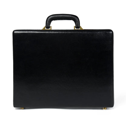 Classy Leather Bags Black Office Suitcase Briefcase - AVBL MRKT (4)