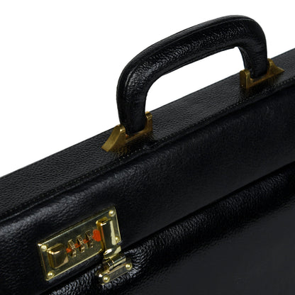 Classy Leather Bags Black Office Suitcase Briefcase - AVBL MRKT (8)