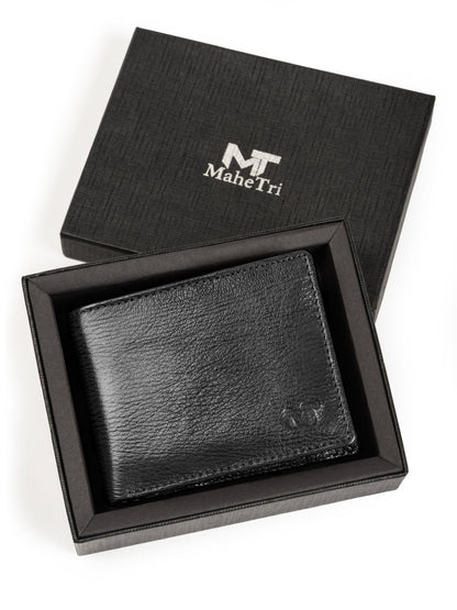 Classy Leather Bags Black Sleek-Fit Wallet - AVBL MRKT (3)