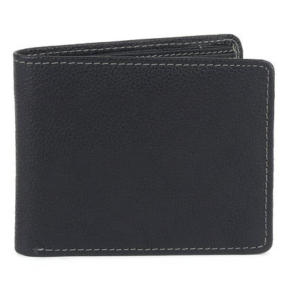 Classy Leather Bags Black Textured Leather Mens Wallet - AVBL MRKT (5)