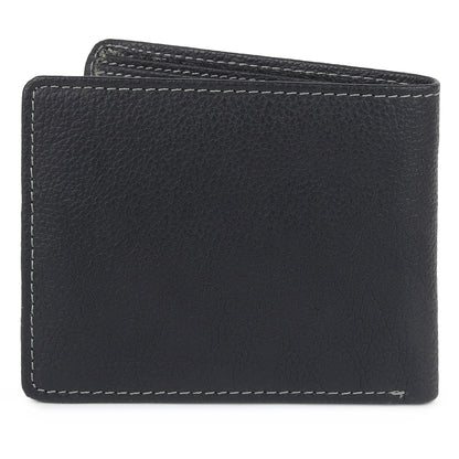 Classy Leather Bags Black Textured Leather Mens Wallet - AVBL MRKT (9)