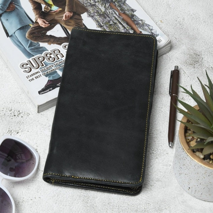 Classy Leather Bags Blair Women's Wallet- Black - AVBL MRKT (2)