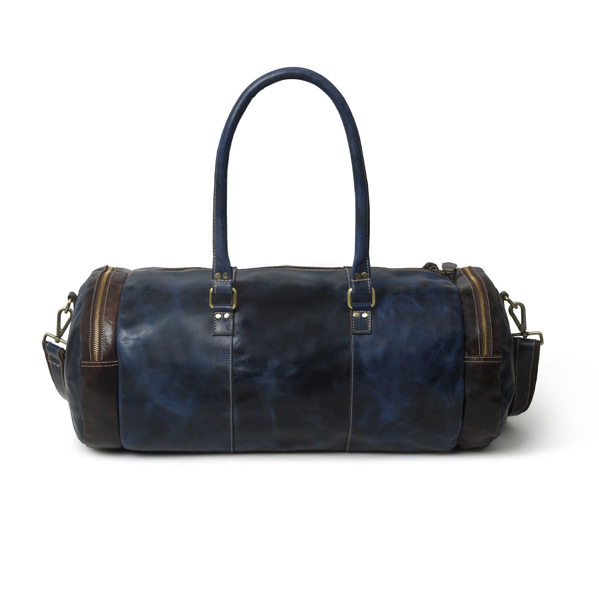 Classy Leather Bags Blue Premium Duffle - AVBL MRKT (7)