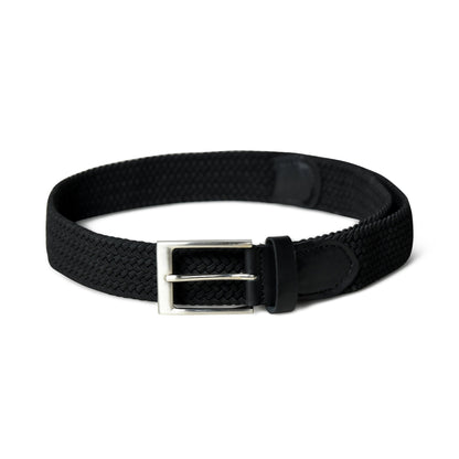 Classy Leather Bags Braided Black Canvas Belt - AVBL MRKT (3)