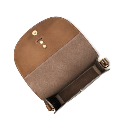 Classy Leather Bags Brown Elegance Crossbody Sling Bag - AVBL MRKT (4)