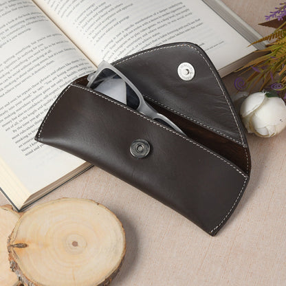 Classy Leather Bags Brown Guard Leather Sunglass Case - AVBL MRKT (1)