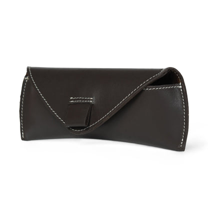 Classy Leather Bags Brown Guard Leather Sunglass Case - AVBL MRKT (4)