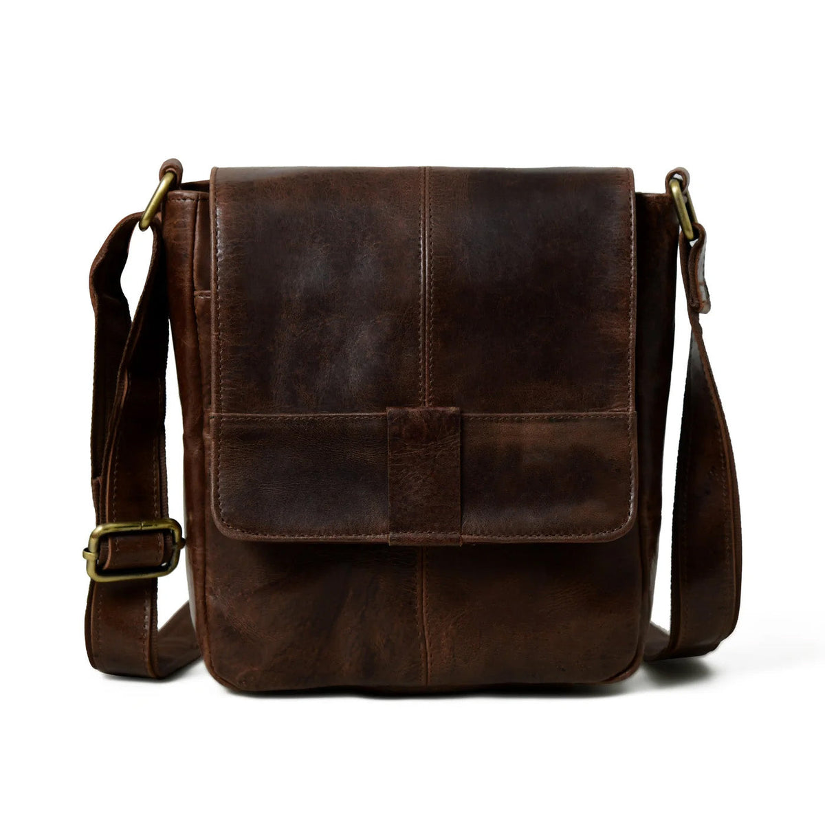 Classy Leather Bags Brown Leather Crossbody Bag - AVBL MRKT (1)