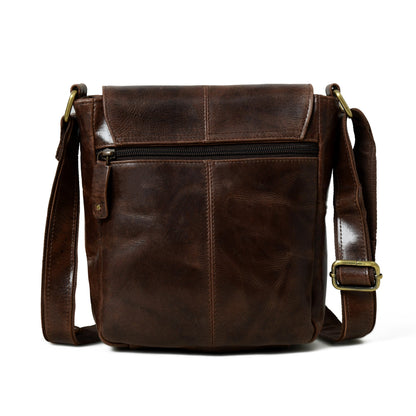 Classy Leather Bags Brown Leather Crossbody Bag - AVBL MRKT (7)