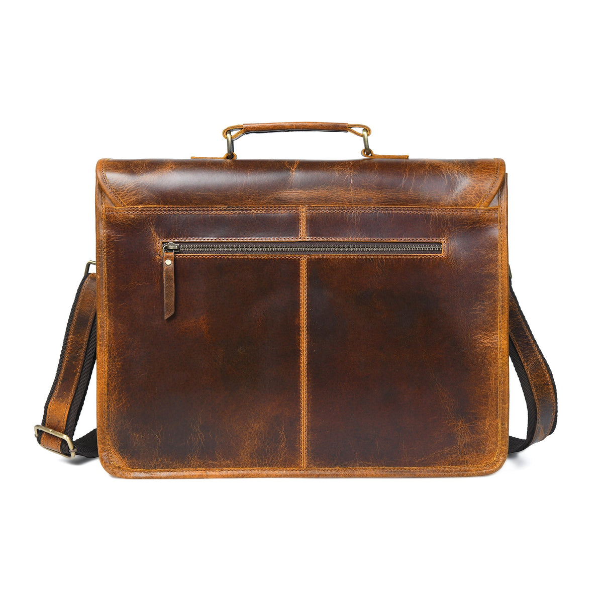 Classy Leather Bags Buffalo Leather Executive Briefcase - AVBL MRKT (3)