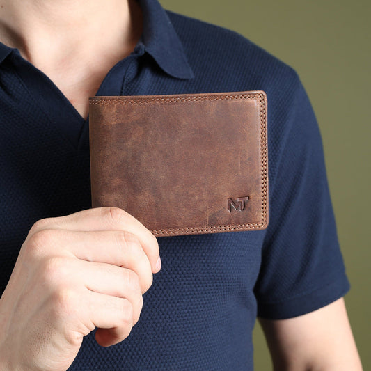 Classy Leather Bags Buffalo Leather Men's Wallet - Hunter - AVBL MRKT (1)