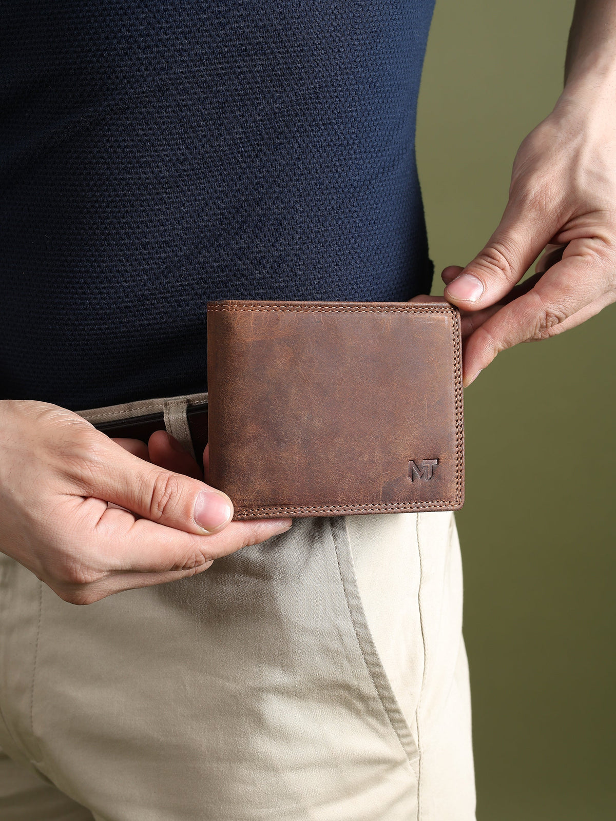 Classy Leather Bags Buffalo Leather Men's Wallet - Hunter - AVBL MRKT (5)
