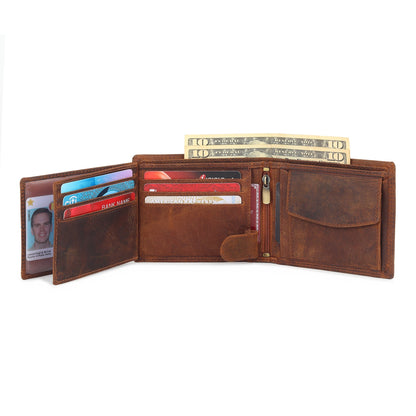 Classy Leather Bags Buffalo Leather Men's Wallet - Hunter - AVBL MRKT (9)