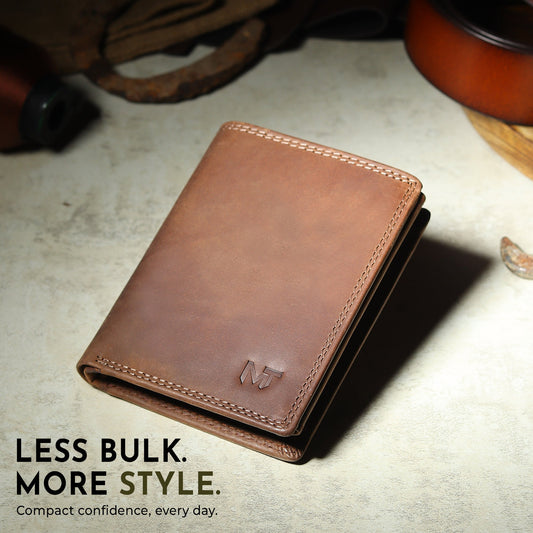 Classy Leather Bags Buffalo Leather Men's Wallet - Vertical - AVBL MRKT (1)