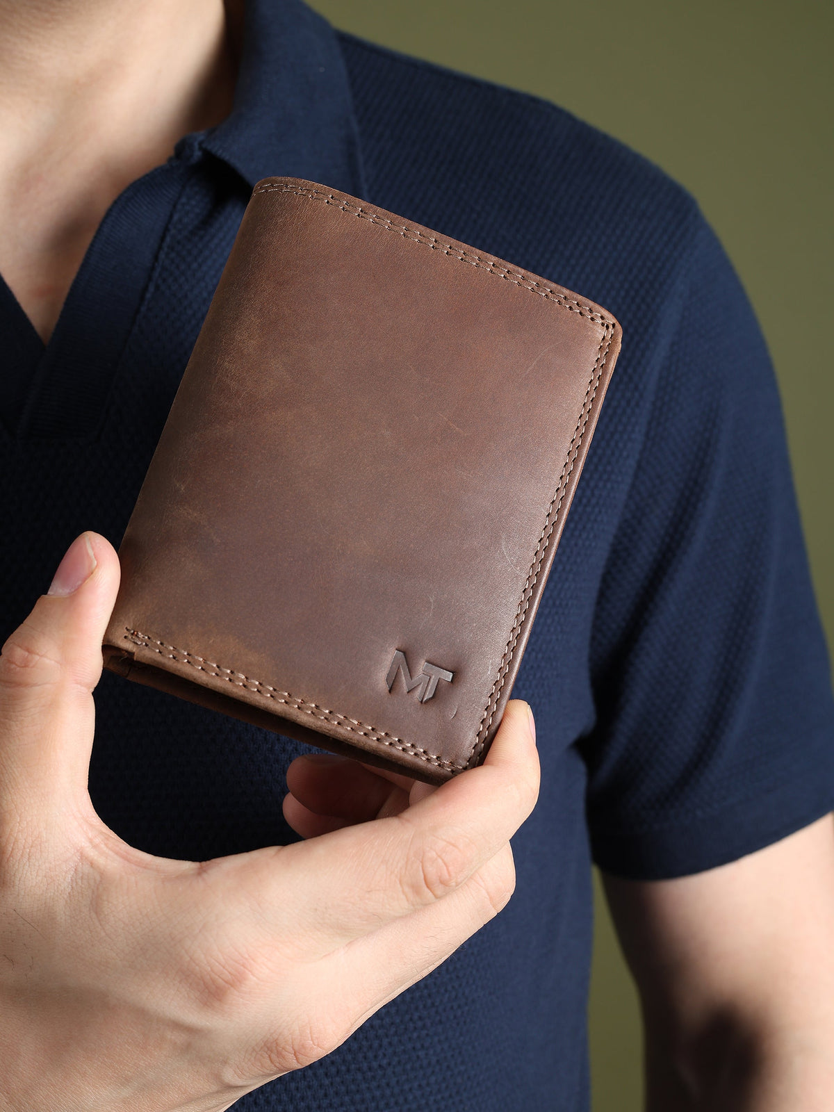 Classy Leather Bags Buffalo Leather Men's Wallet - Vertical - AVBL MRKT (3)