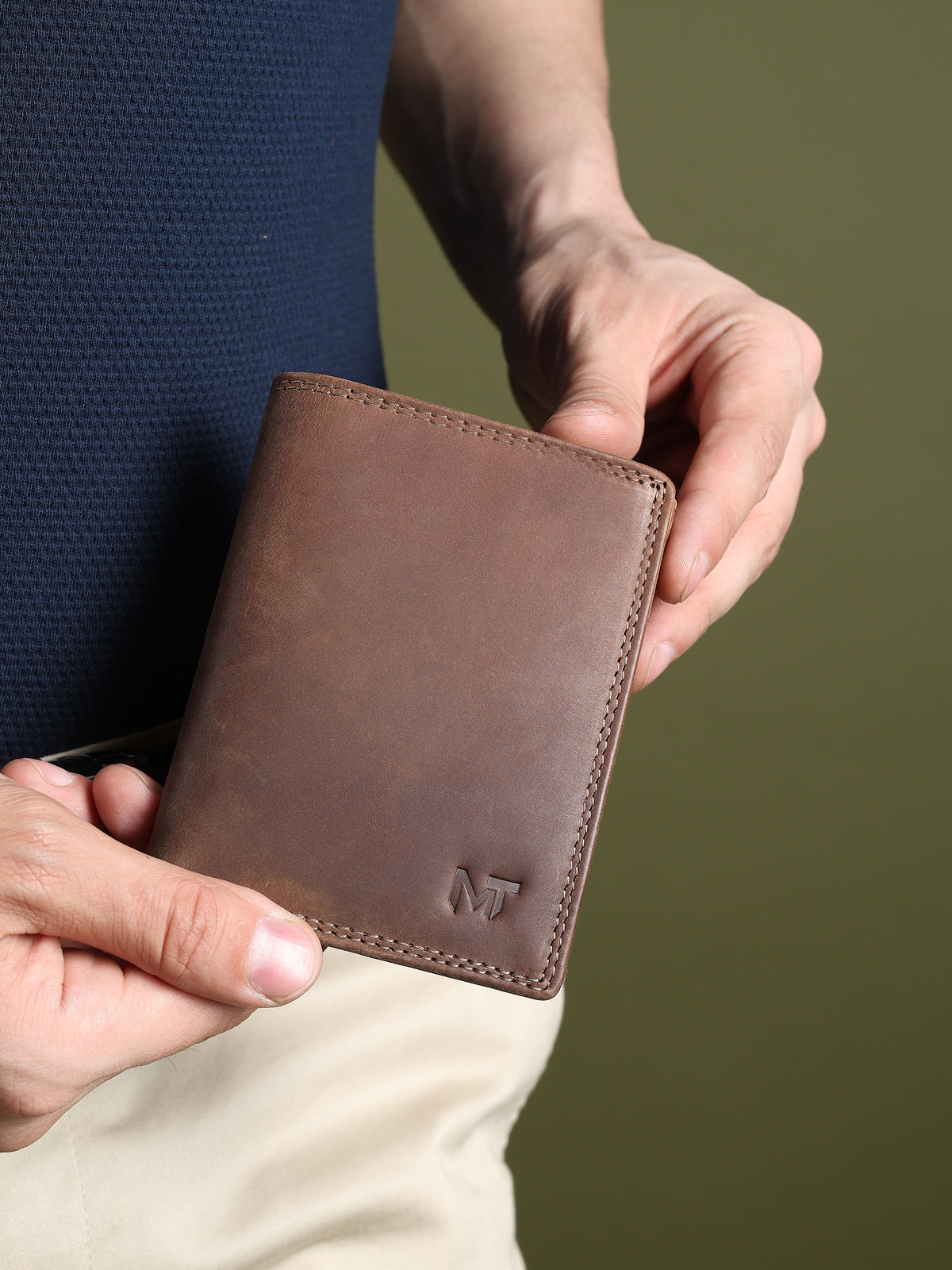 Classy Leather Bags Buffalo Leather Men's Wallet - Vertical - AVBL MRKT (4)